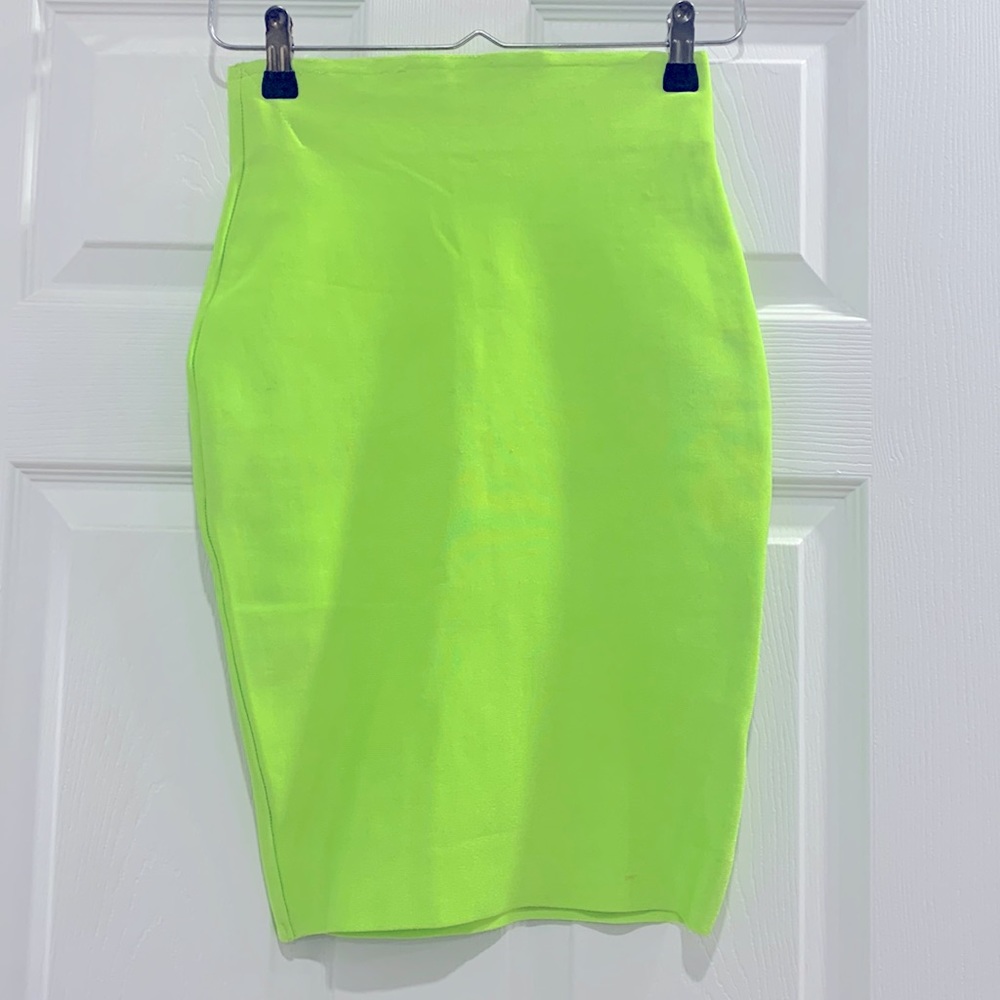 Like Yellow Bandage Skirt